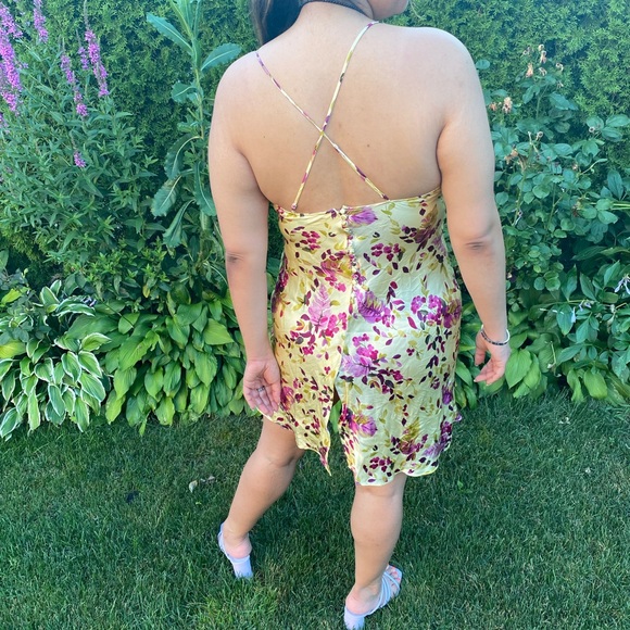 Vintage Silk Floral Victoria Secrets Dress Lingerie - Picture 4 of 6